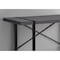 Homeroots 23.75 x 49 x 30 in. Grey & Black Metal Computer Desk 355720 - alternate 3